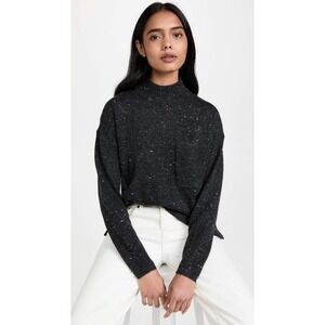 Madewell Donegal‎ Redmond Mock Neck Sweater Storm Grey – Size XS